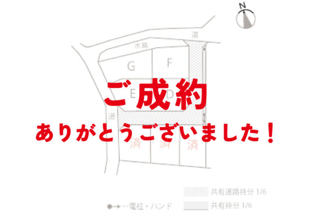 【土地】米津町白沢A,B,C区画ご成約ありがとうございました！
