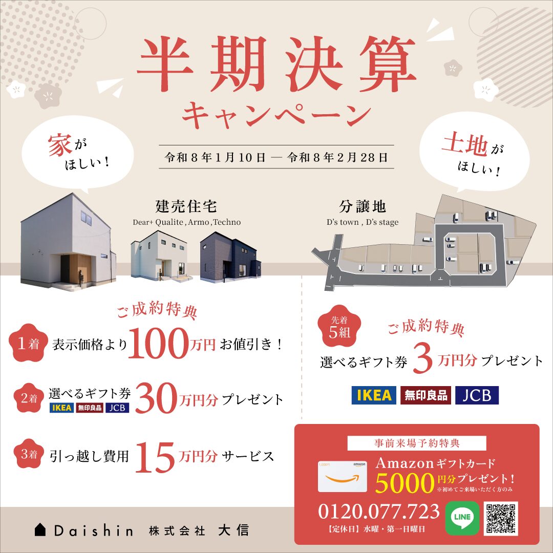 半期決算キャンペーン