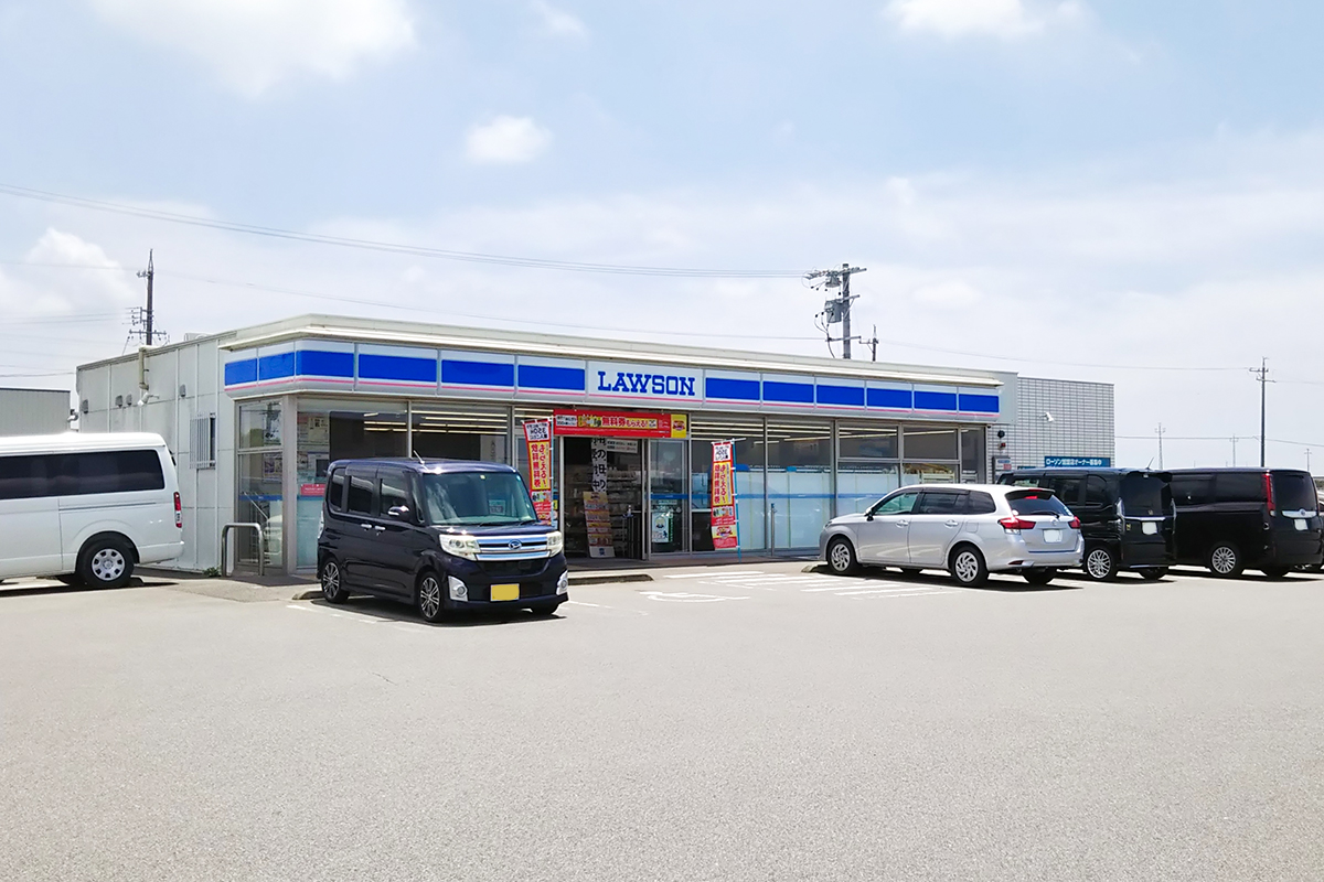 ローソン西尾今川南店　約550m